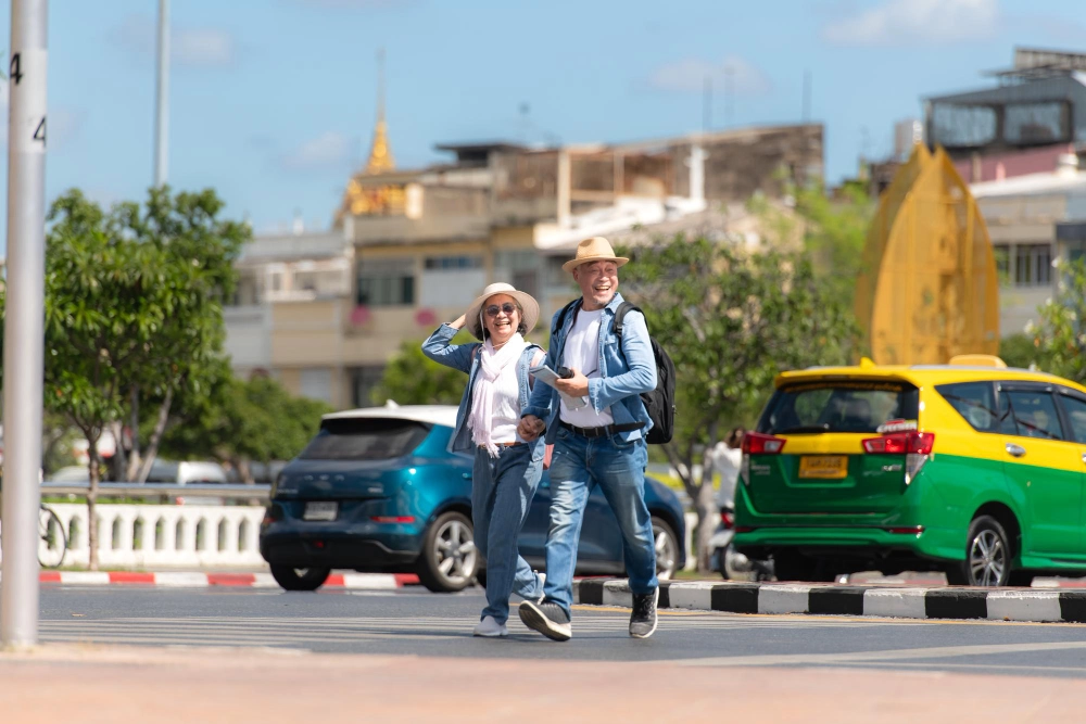 Booking a Taxi in Thailand